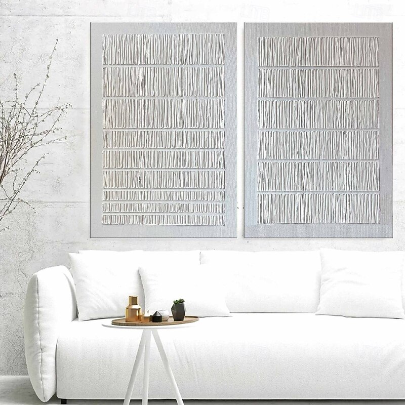 Wabi sabi artwork oil painting hand painted abstract paintings Wall Art Set of 2 Beige Abstract Painting on Canvas A Pair Beige Texture Wall Art Neutral Abstract Wall Art Boho Wal Decor3