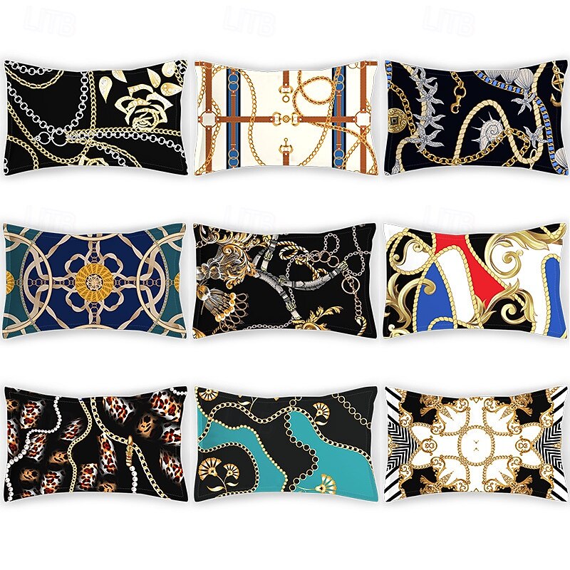 Pillowcases Home Bedding Fabric Flannel Pillowcases Digital Printing Satin Polyester Single Pillowcase