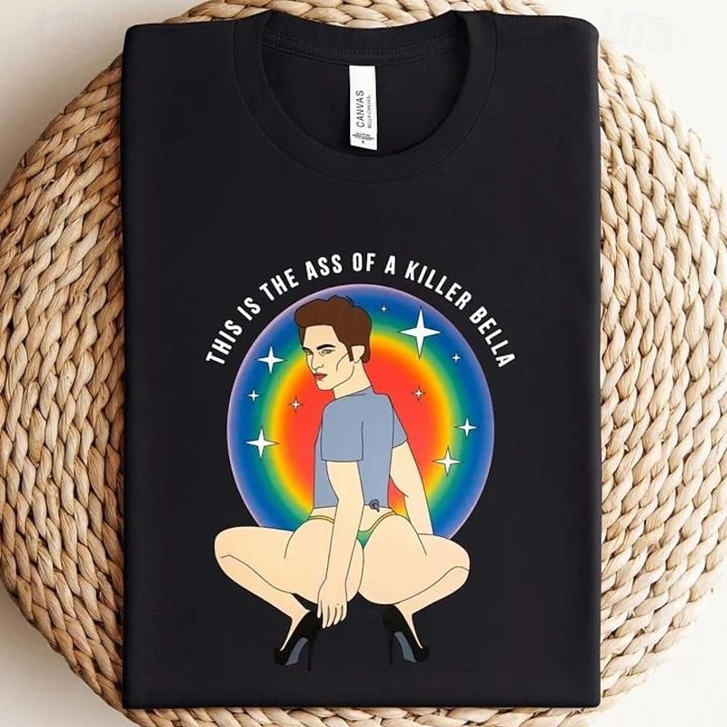 Rainbow Gay Pride LGBTQ T-shirt Pride Shirts Pride Graphic For Couple's Men's Women's Adults' Masquerade Hot Stamping Pride Parade Pride Month2