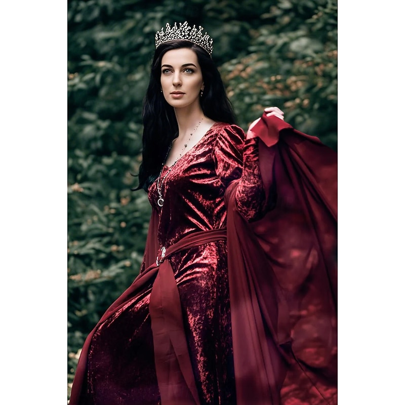 Medieval Renaissance Dress Prom Dresses Witch Viking Celtic Knight Fancy Dress Women's Celtic Royal Walpurgis Night Halloween Carnival Masquerade Performance LARP Ren Faire Adults' Dress4