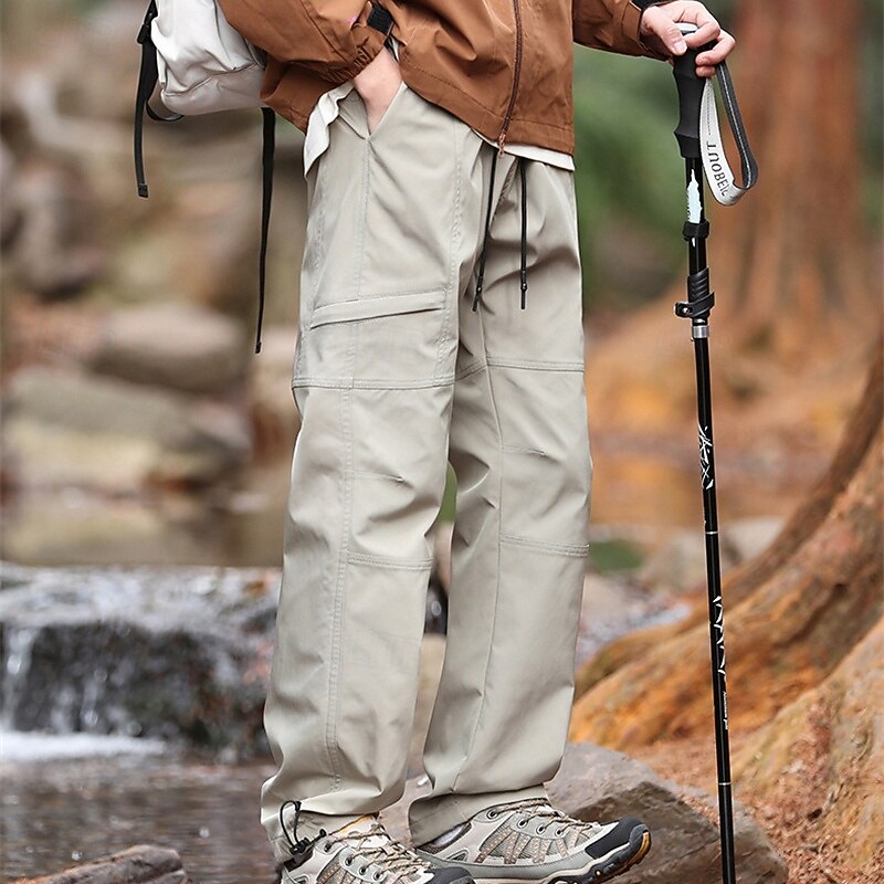 Men's Cargo Pants Hiking Pants Trousers Tactical Pants Military Outdoor Regular Fit Waterproof Quick Dry Breathable Pants / Trousers Black Army Green Hunting Climbing Camping / Hiking / Caving M L XL2