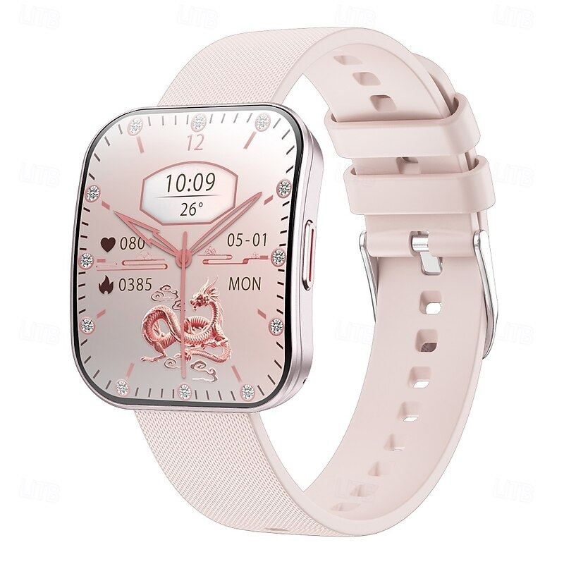 696 U17 Smart Watch 1.85" Fitness Watch Bluetooth Pedometer Call Sleep Reminder IPX0 Waterproof Compatible with iOS Android 40mm Case 17