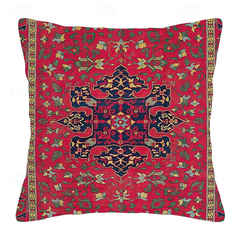 Ethnic Vintage Decorative Toss Pillows Cover 1PC South Western Soft Square Couch Cushion Case Pillowcase for Bedroom Livingroom Sofa Chair4