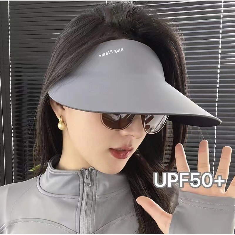 Upf50+ Foldable Seamless Sun Hat for Women Uv Protection Lightweight Sports Sun Hat Summer Seamless