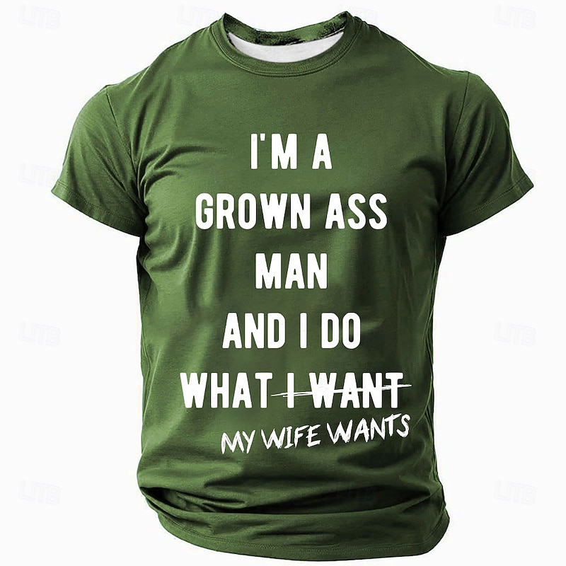 Men's Funny Graphic T-Shirt: 