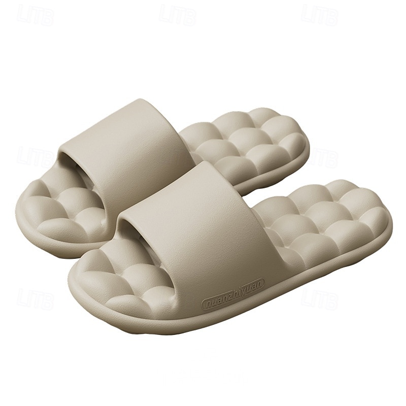 Anti-slip EVA Massage Summer Slippers Women Lightweight Bathroom Cozy Sandals Couple Unisex House Indoor Soft Home Shoes