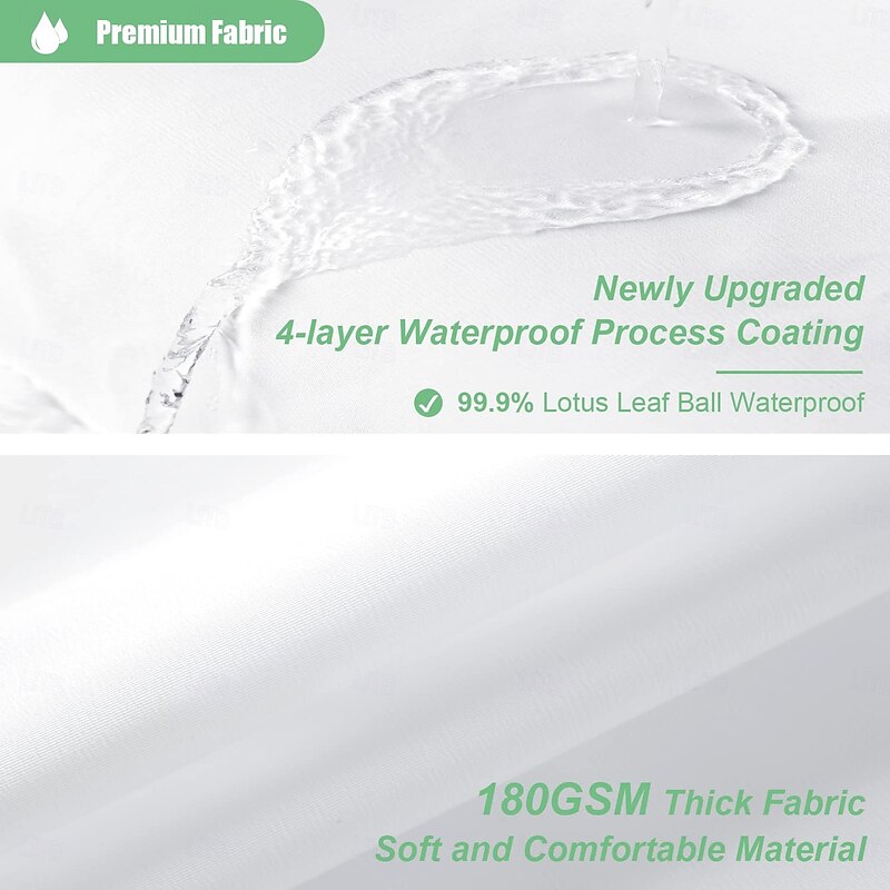 White Fabric Shower Curtain with Hooks, Tufted Chenille Striped Textured Cloth for Bathroom, Modern Farmhouse Shabby Chic Waterproof Shower Curtain Set, Machine Washable3