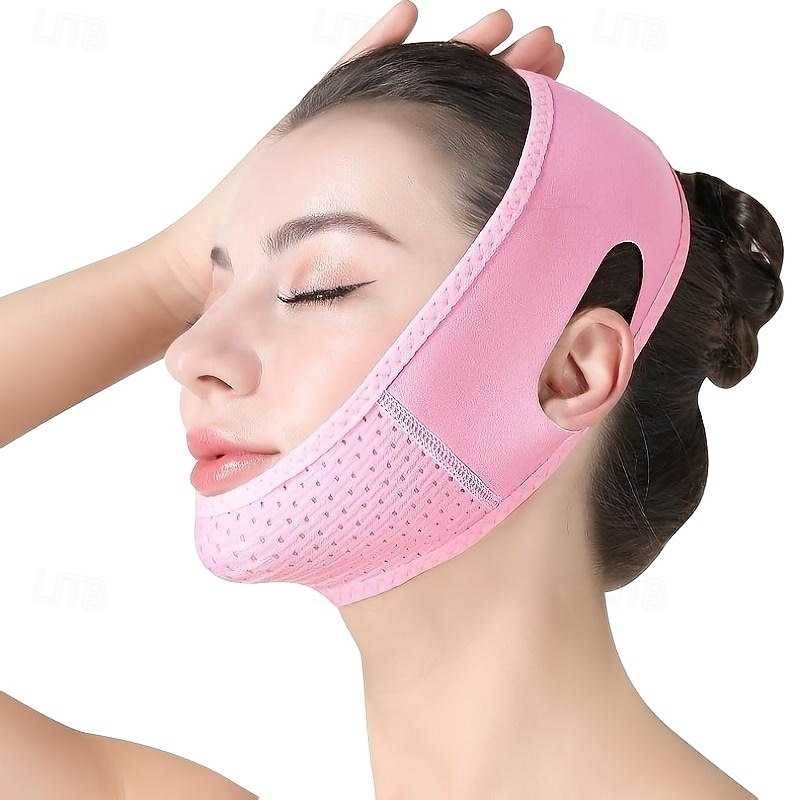 Reusable Double Chin Reducer, V Shaped Lifting Firming Face Mask, Smooth Wrinkle Face Mask,Chin Up Mask, Face Lifting Belt2