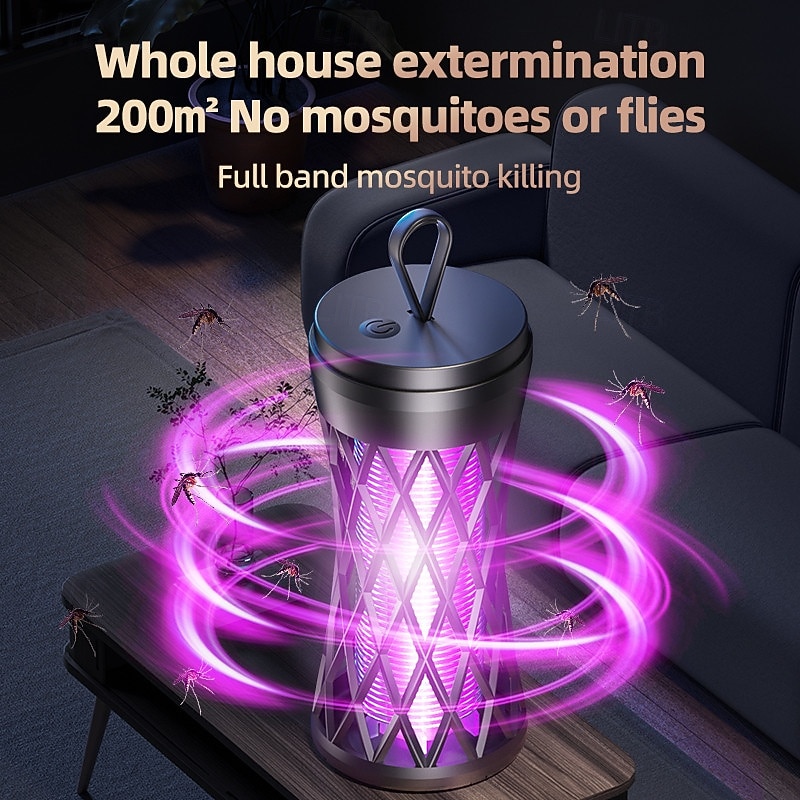 Electric Shock Inhalation Mosquito Repellent Lamp, USB Photocatalyst Repellent, Household Bedroom Mosquito Trap4