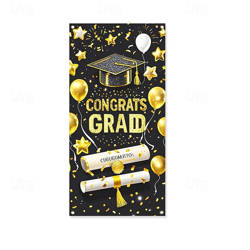 Graduation Door Decorations Door Covers Door Tapestry Door Curtain Decoration Backdrop Indoor/Outdoor Door Banner for Front Door School Office4