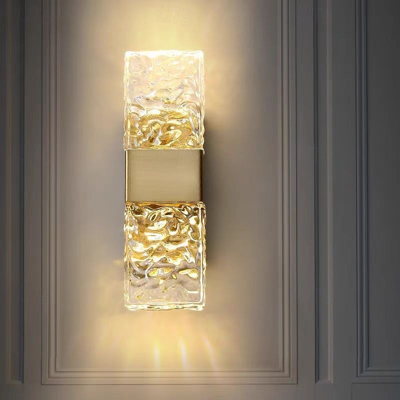 Indoor LED Wall Sconces Crystal Wall Lamps Wall Sconces Bedroom Shops Cafes Glass Wall Light 110-240V2