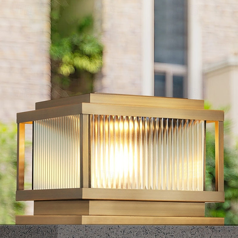 Outdoor Modern Outdoor Wall Lights Outdoor Metal Copper Wall Light 110-120V 220-240V 5 W3
