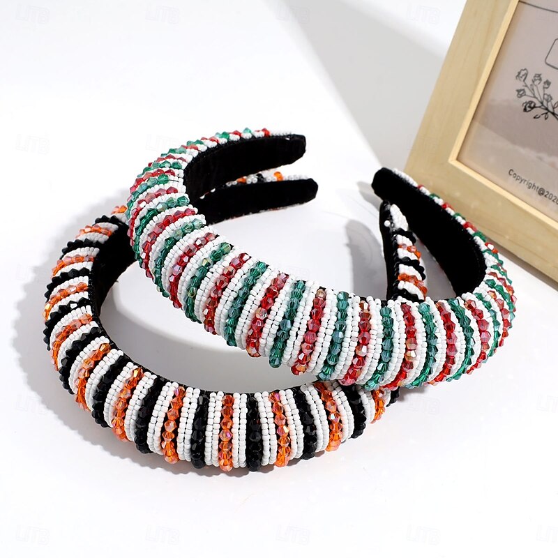 4th of July Headband for Women Girls Patriotic Earrings Red White and Blue Headband American Flag USA Independence Day Hairband Hair Accessories4