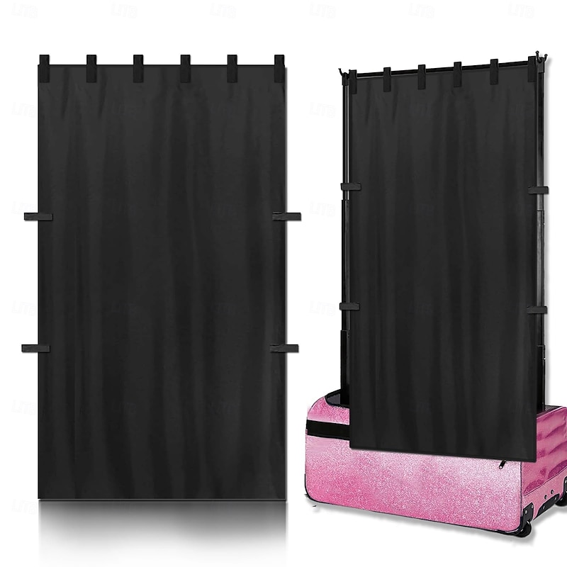 Privacy Curtain for Dance Bag Suitcase Portable Changing Room Privacy Curtain Without Rack Partition Screens for Dancer Backstage Accessories, Camping, Window Shades