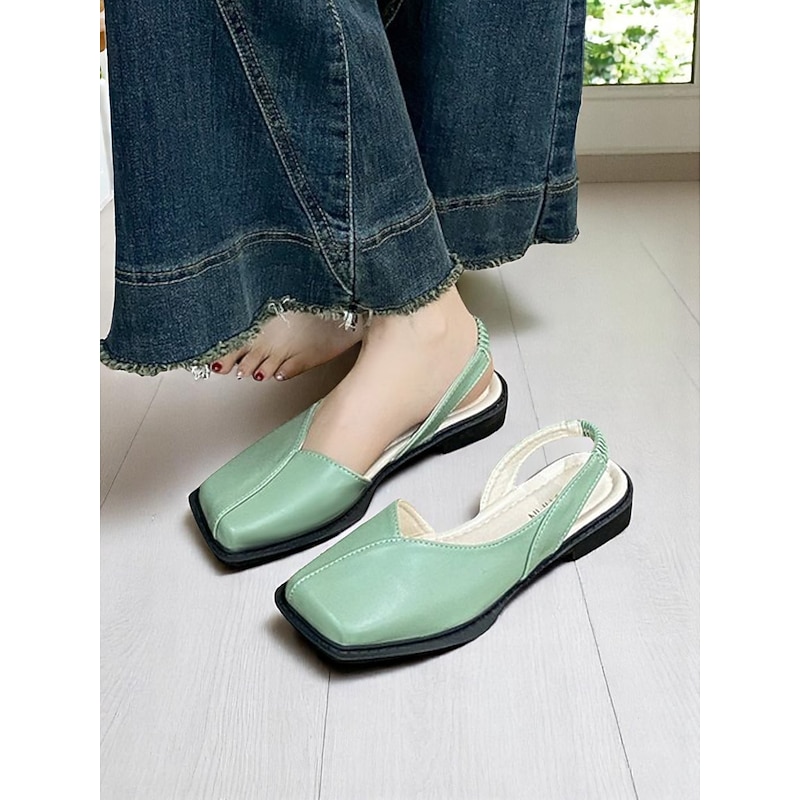 Women's Zebra Print Square Toe Flats with Ruched Back - Trendy Animal Pattern Date Shoes for Stylish Women4