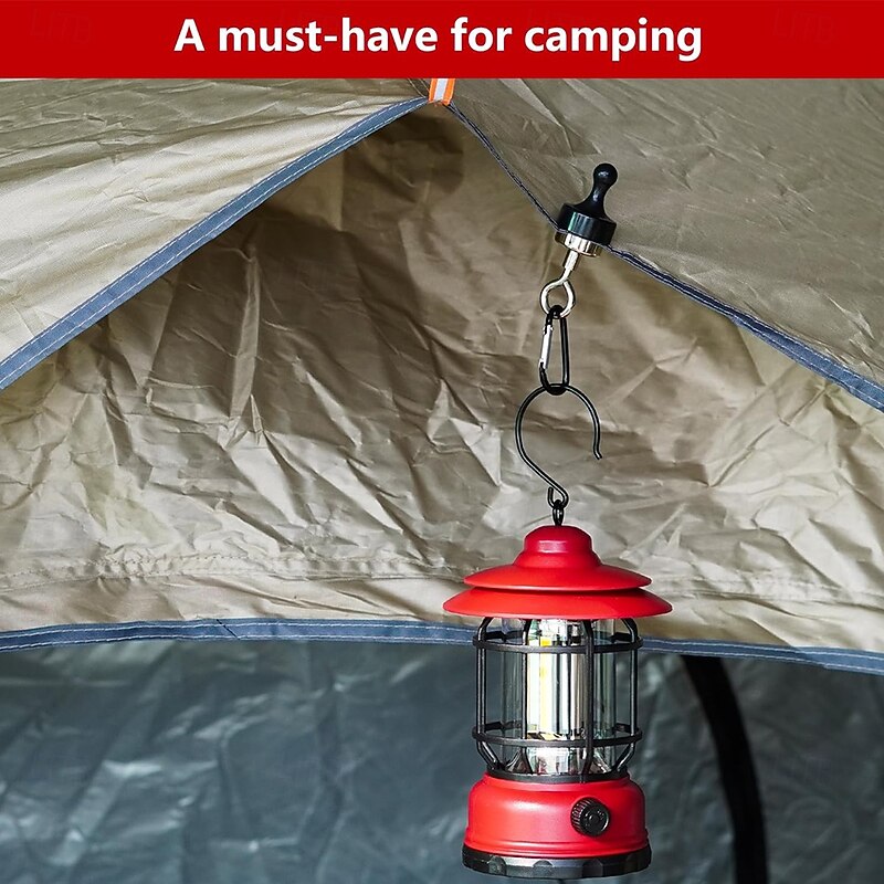 2 Sets Strong Magnet Hooks Pulling Force Rare Earth Magnetic Hooks with Countersunk Hole Eyebolt for Outdoor Hanging Camping LightSkylight Tent Fixer Hook with Mountaineering Buckle 2Pack3