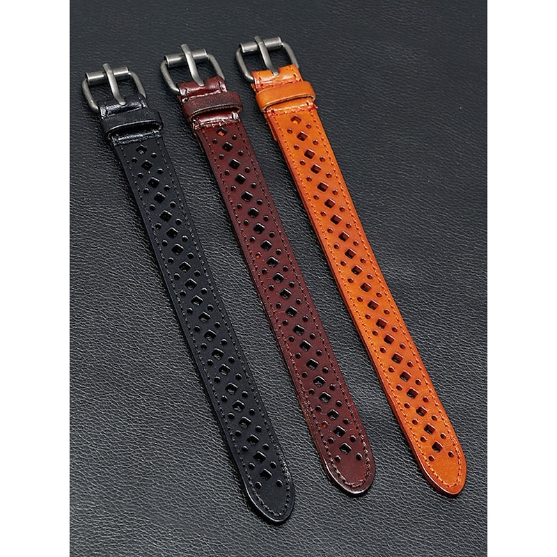 Men's Bohemian Genuine Leather Hollow Bracelet - Vintage Adjustable Cuff Wristband for Casual, Business and Holiday Wear3