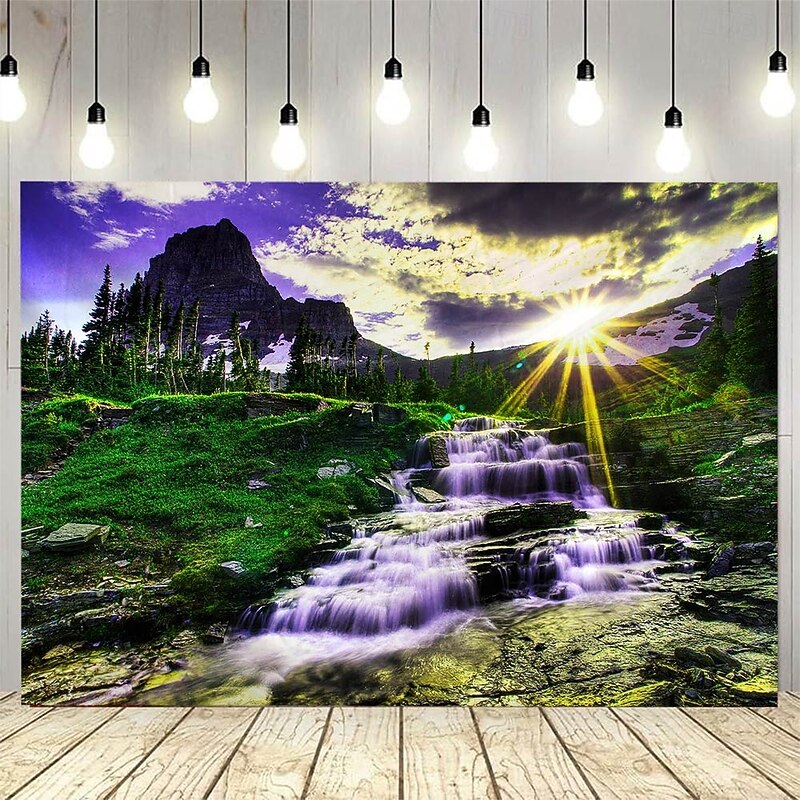Natural Scene Hanging Tapestry Wall Art Large Tapestry Mural Decor Photograph Backdrop Blanket Curtain Home Bedroom Living Room Decoration