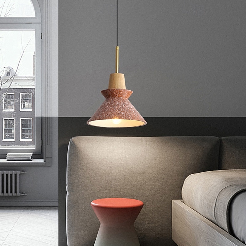 LED Pendant Light Resin Modern Kitchen Island Light Fixture,Adjustable Pendant Lighting for Kitchen Island,Black Gold Led Chandelier for Dining Room,Bedroom,Mini Pendant Spot Lights (1-Pack)2