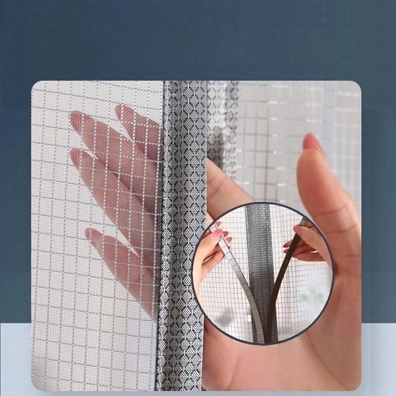 Magnetic Screen Door Portable, Mesh Screen Door Fly or Bug Screen Magnetic, Doorway For Sliding Door,Garage,Patio,Kitchen,Living,Window Room,Bedroom,Bar,Pet and Kid Easy Entry3