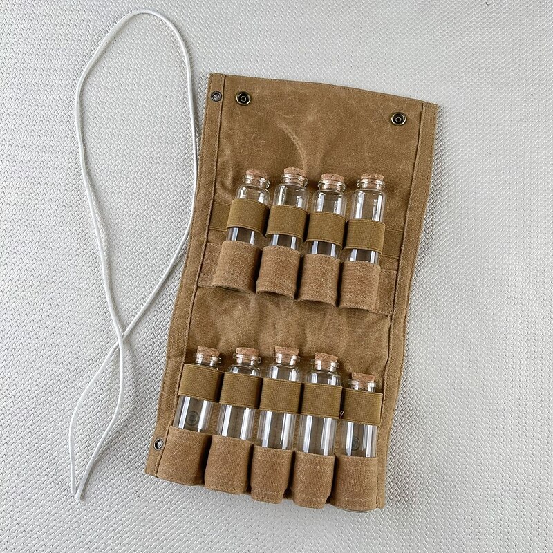 Outdoor Camping Spice Bottle Bag Set Camping Picnic Seasoning Bottle Storage Bag3