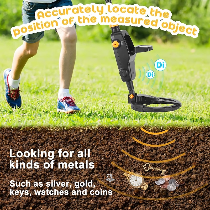 MD-1008A Underground Metal Detector - Archaeological Treasure Hunting Device, Gold Silver Copper Detector for Outdoor Treasure Hunting3