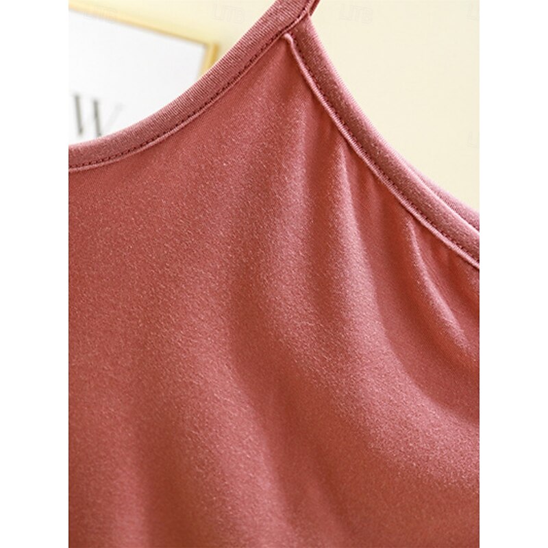 Women's Camisole Tank Top Solid Color Daily Sleeveless Crew Neck Regular Tops Daily Backless Light Blue Iron Gray Denim Blue Matcha green Black Summer3