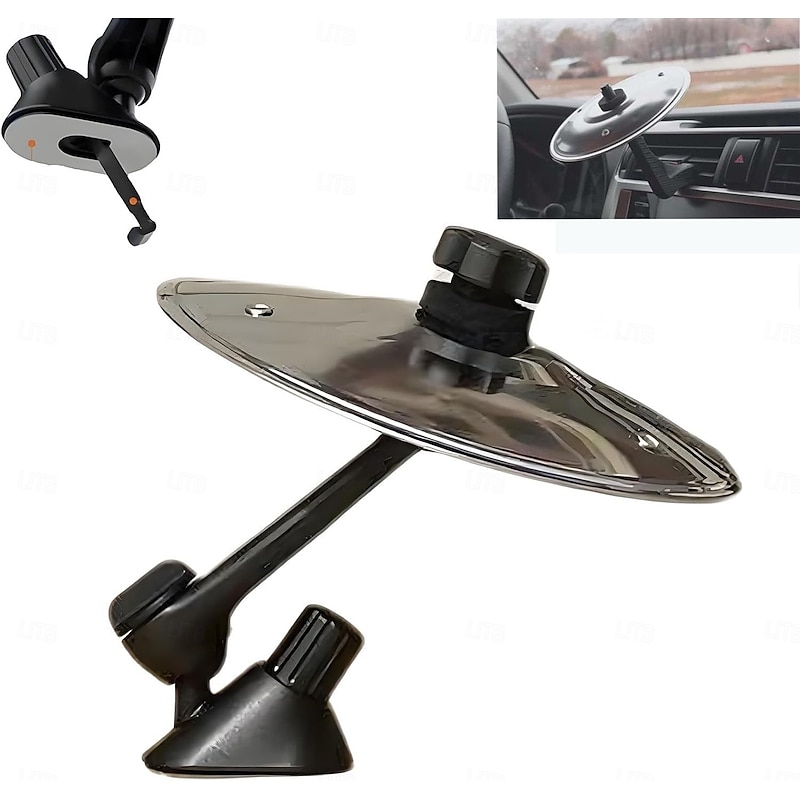 Car Dashboard Drum Cymbal – Fun Accessory for Music & Rock Fans, Easy Clip On Mini Cymbal for Music Lovers, Make Your Driving More Fun, Suitable For All Types Of Vehicles