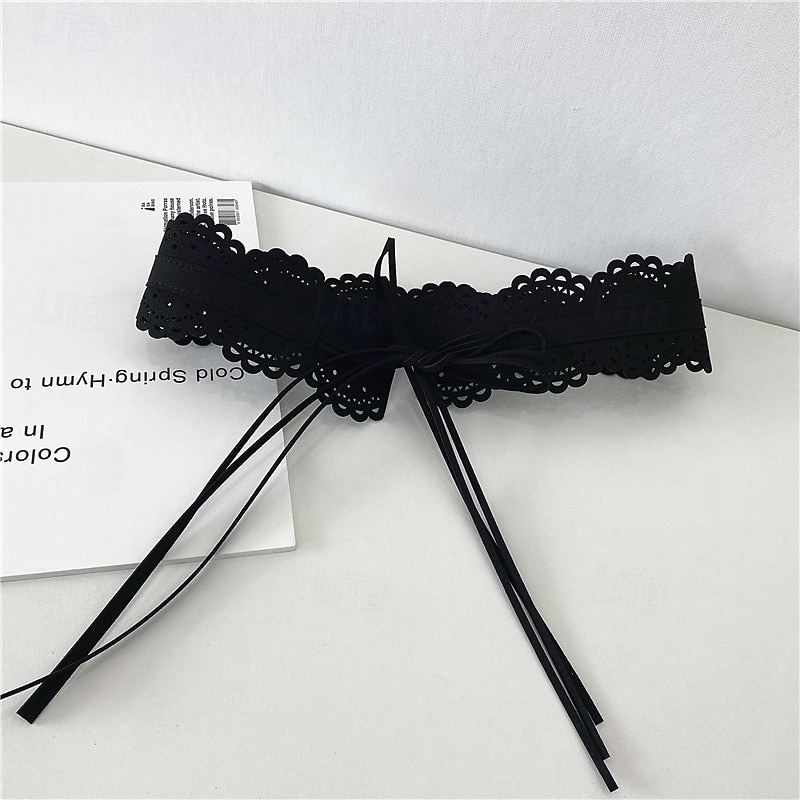 Women's Belt PU Black Green Khaki Coffee Waist Belt Street Daily Pure Color2