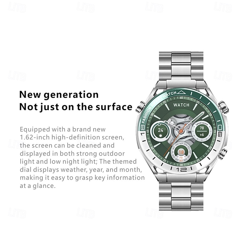 S7PRO Smart Watch 1.62" HD Display Bluetooth Call Smartwatch for Android iOS – Compass, Message & Music Control, Sport Mode4