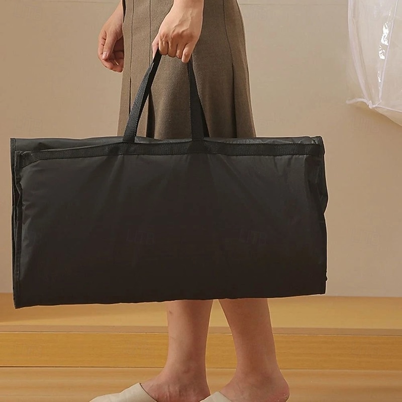 Wedding Dress Garment Bag, Foldable Hanging Dress Bags for Gowns and Coats, Thick Dustproof Suit Cover for Bridal Dress, Travel Storage Organizer with Handle4