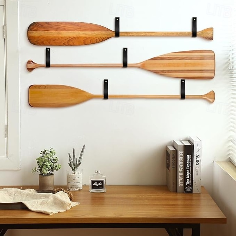 8 Pcs Artificial Leather Wall Hooks 1 x 4.7 Inches Hanging Strap Wall Mounted Loop for Hanging Leather Strap Hangers for Bathroom Kitchen Bedroom Towel Holder Supplies3