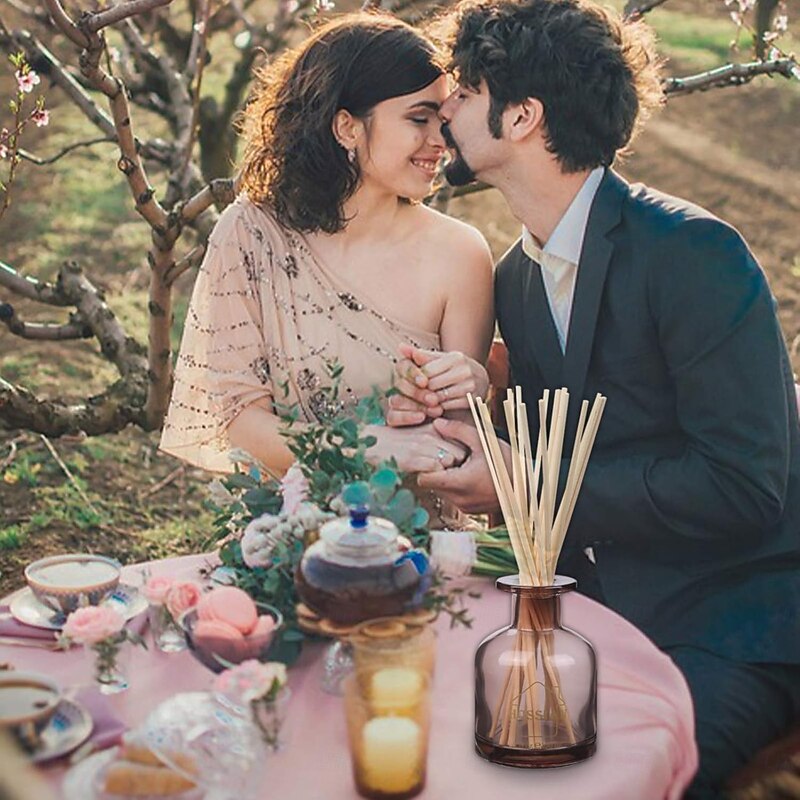 Essential Oil Diffuser Refill Sticks, Reed Perfume Sticks for Air Freshening and Mosquito Repellent, Multi-Functional Aromatherapy Accessories for Home, Bathroom, Office, Hotel (No Oil)2