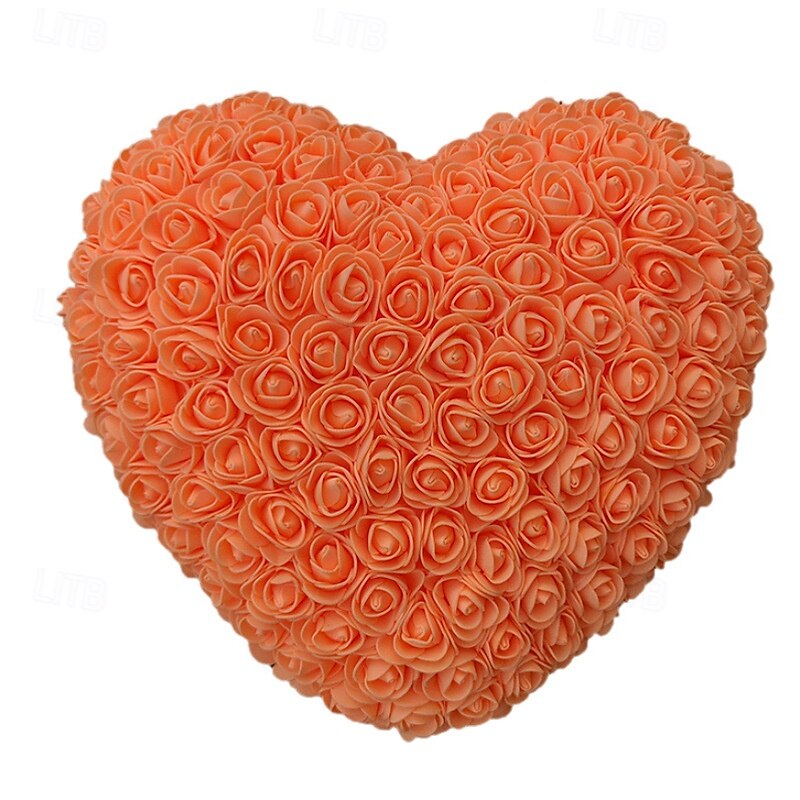 18cm Cute Romantic Preserved Rose in Heart Shape, Ideal Gift for Mother, Friend, Birthday, Anniversary, Valentine's Day Gift3