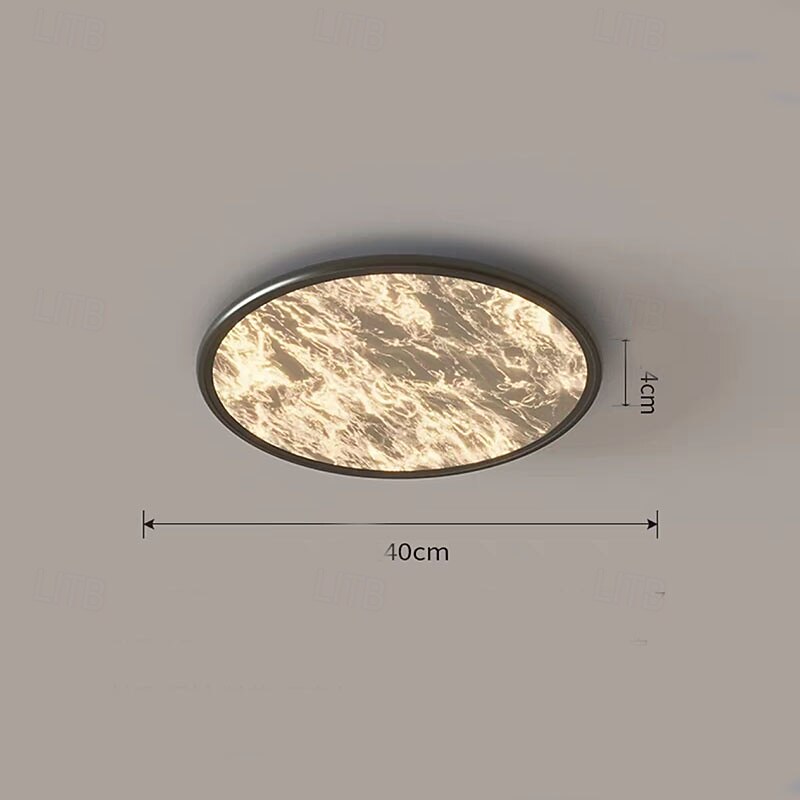 LED Ceiling Light Modern Simple Basic 40/50cm Geometric Shapes Flush Mount Lights Metal Modern Style Geometrical Painted Finishes 220-240V 110-120V3