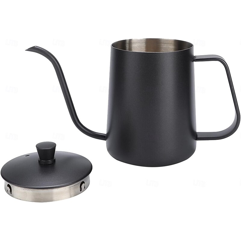 Coffee Kettle for Stove Top Premium Gooseneck Kettle, Pour Over Coffee Kettle, Tea Pot Stovetop Teapot, Hot Water Heater for Camping Home Kitchen, Stainless Steel2