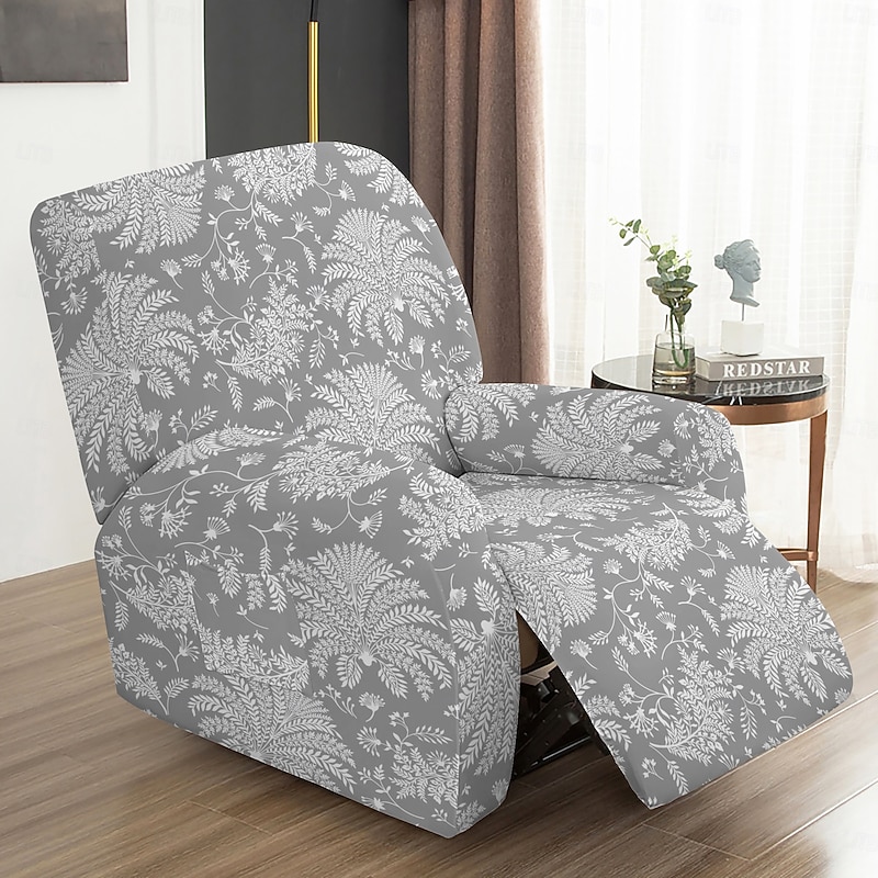 Recliner Sofa Chaise Lounge Cover Geometric Printed Reclining Sofa Slipcovers4