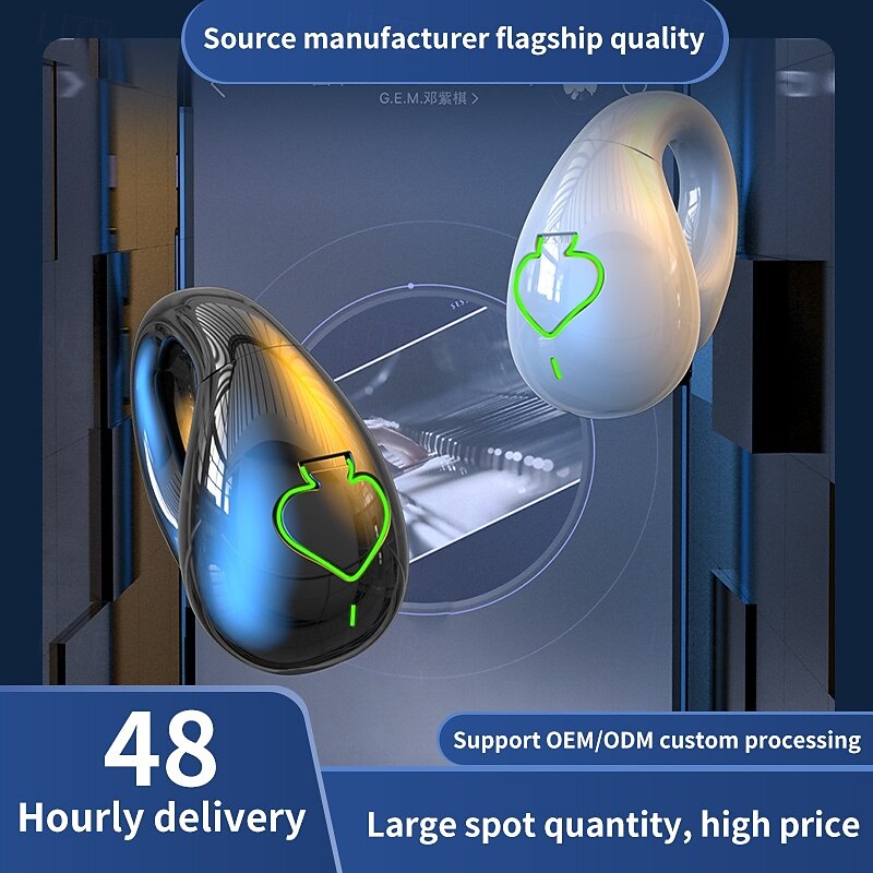 AX11 TWS Ear Clip Wireless Earbuds – Bluetooth 5.3 Headphones for Sports, Gaming, Hands-Free Calls, Mobile & Travel Use for iOS Android4