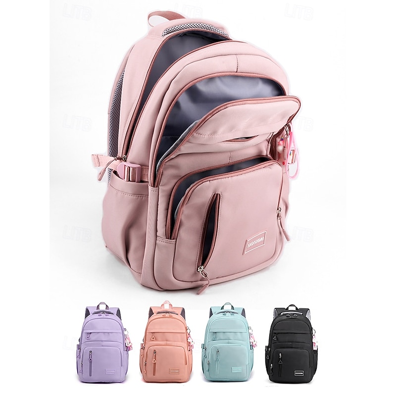 Women's Waterproof and Scratch Resistant Travel Backpack - Multi-Pocket Laptop Bag, Stylish and Lightweight School Bag for Teenage Girls and College Students