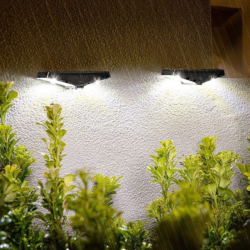 2/4pcs Outdoor Solar Wall Light Waterproof Door Corridor Light Garden Path Outdoor Lighting Courtyard Basement Garage Landscape Light4