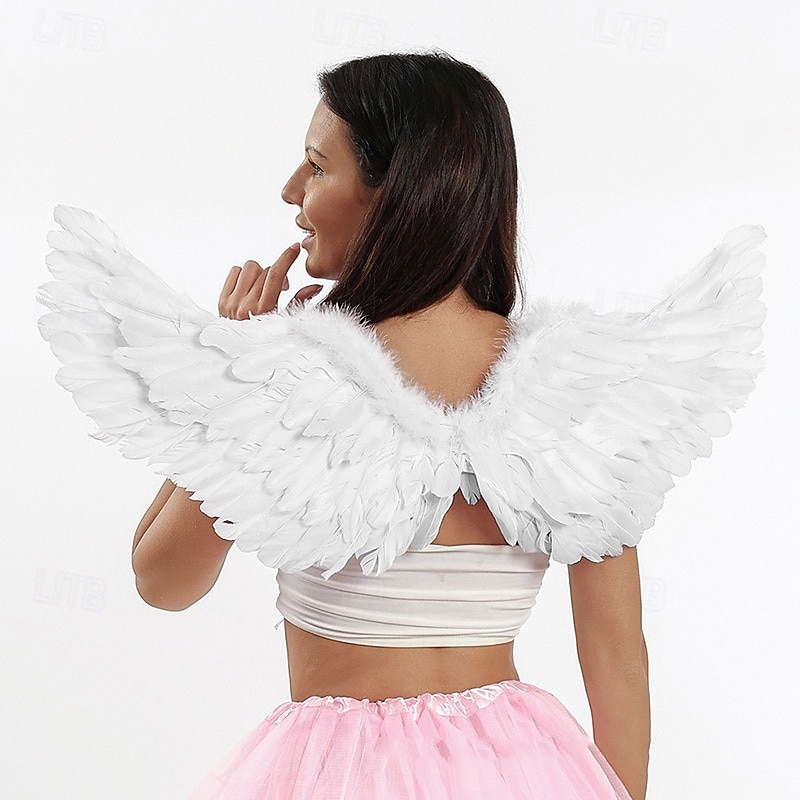 Angel Drag Queen Halloween Feather Wings Pride Adults' Unisex Halloween Pride Parade Pride Month Easy Halloween Costumes Dress Up