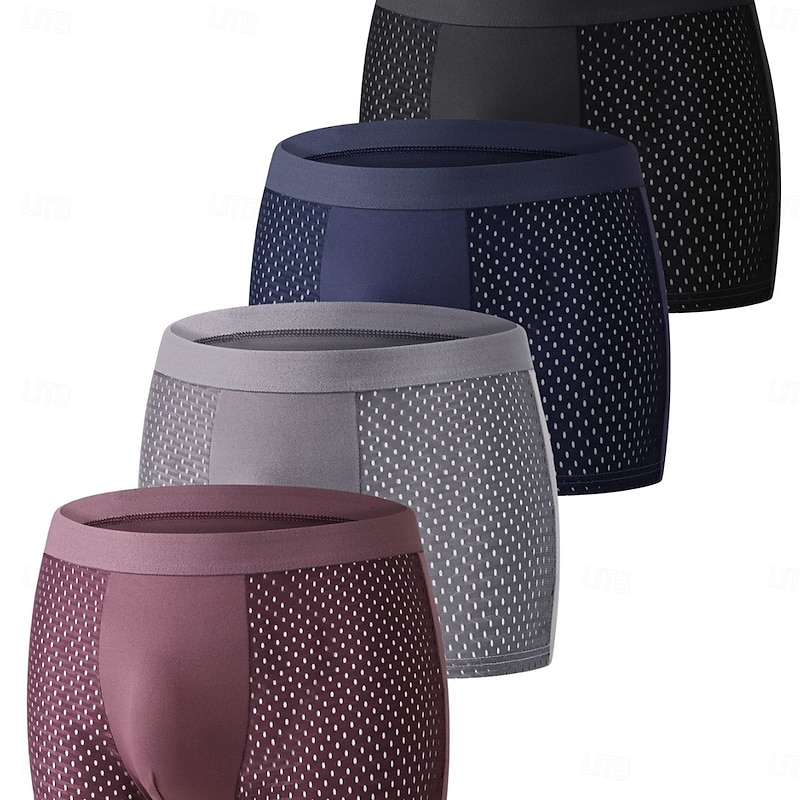Men's Bamboo Fiber Boxer Shorts for All-day Comfort4