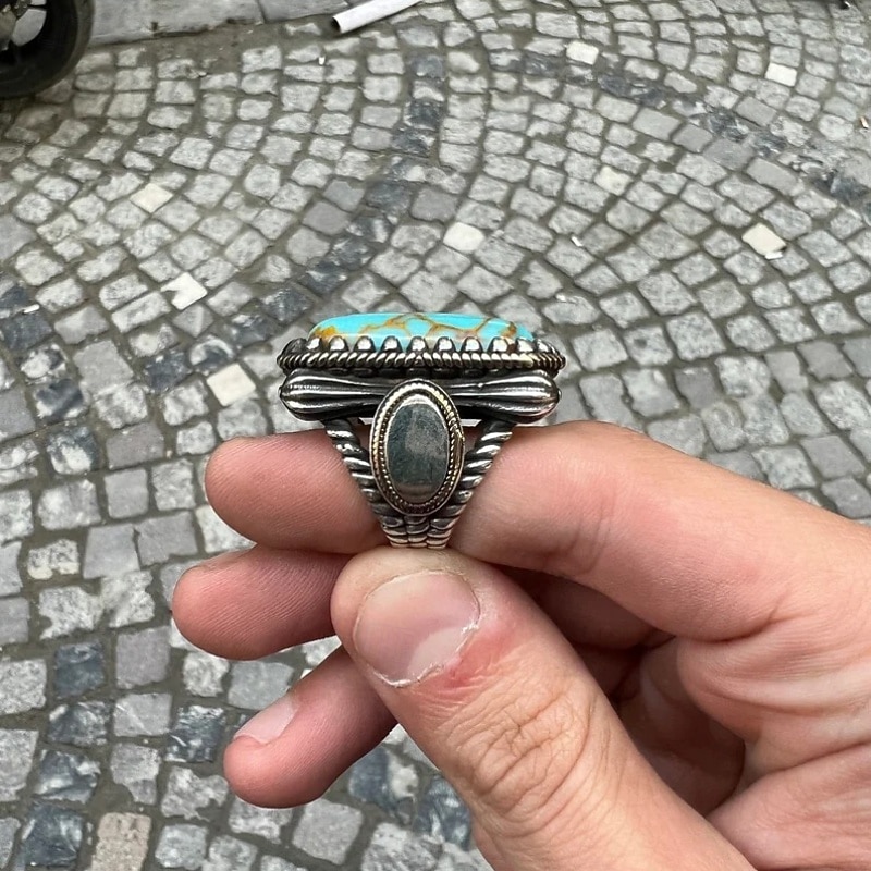 Ring For Women's Street Date Alloy Retro4