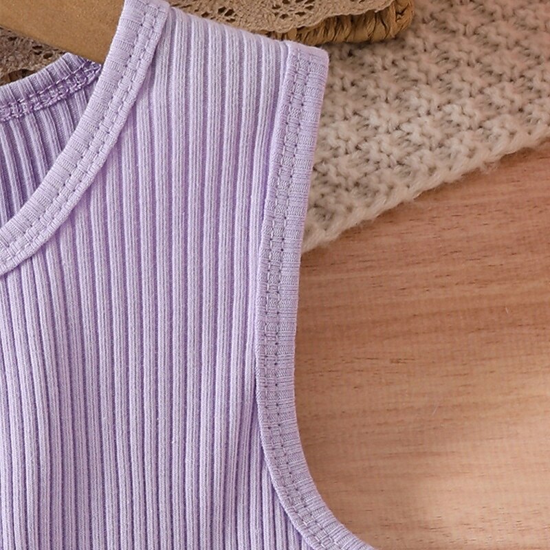 Kids Girls' Dress Floral Dress Butterfly Flower Sleeveless Outdoor Casual Tie Knot Fashion Adorable Polyester Knee-length Casual Dress A Line Dress Summer Spring 4 years+ Pink Wine Purple4