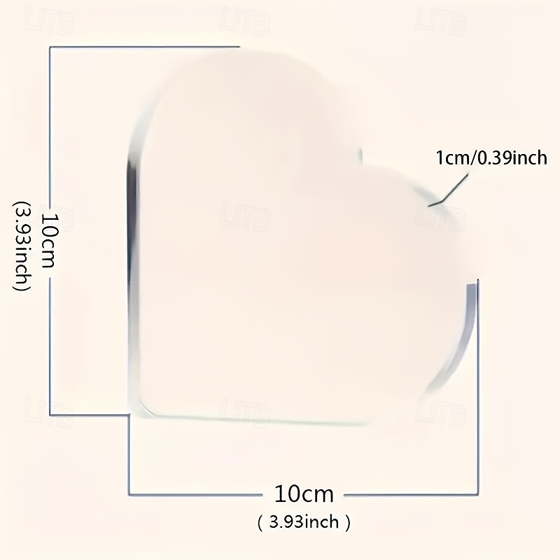 Personalized Acrylic Heart Pet Memorial Plaque, Custom Dog Photo Block and Paw Print Keepsake, Sympathy Gift for Pet Loss, Tabletop Decor for Valentine's Day, Christmas, Thanksgiving, Graduation, Gift for Wife, Dad, Kids4