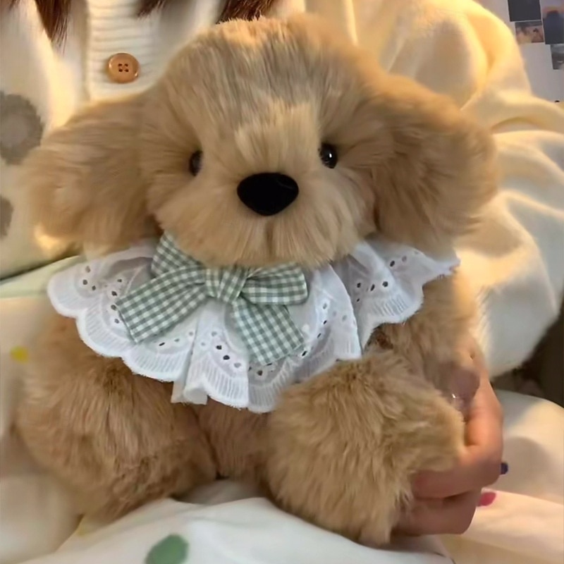 Puppy Recordable Dog Plush ToyVoice Recorder Plush Toy Stuffed Animal Soft Fuzzy Doll Gifts Messages Recording Playback for Kids Birthday Children's Day