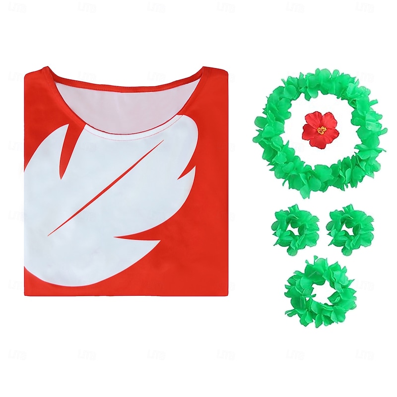 Lilo Cosplay Costume Cosplay Movie Cosplay for Women's Adults' Halloween Carnival Party2