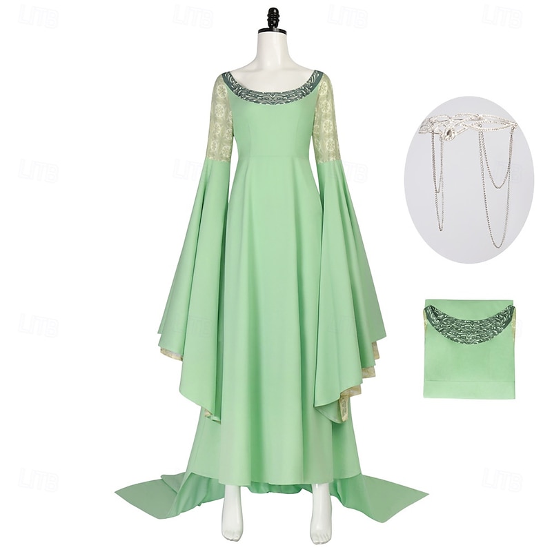 The Lord of the Rings Arwen Dress Cosplay Movie Cosplay for Women's Adults Halloween Performance Party2