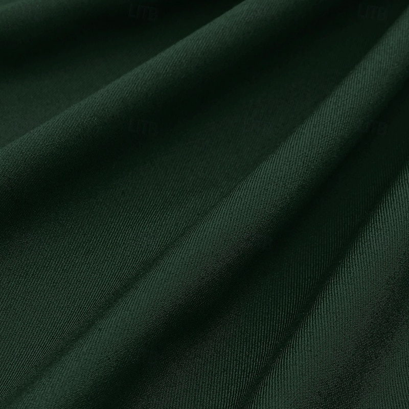 Men's Wedding Suits Peaked Lapel Dark Green Fashion Formal Solid Colored Standard Fit 3 Piece Single Breasted Two-buttons3