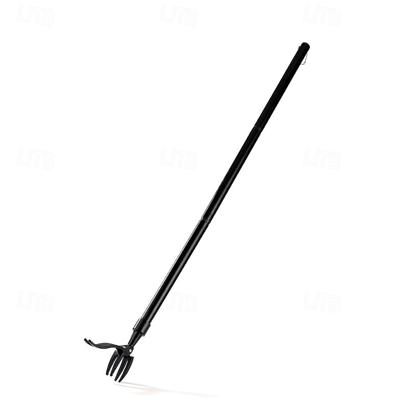 High Hardness Weed Pulling Tool - Manual Stand Up Weed Puller Tool Head Replacement - 4-Claw Steel Head Design, Black2